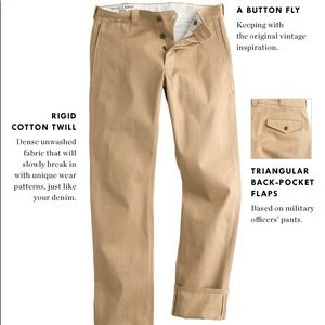 wallace and barnes selvedge chino